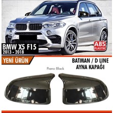 Drs Tuning Bmw X5 Uyumlu F15 2013-2018 Batman Ayna Kapağı Parlak Siyah Parça