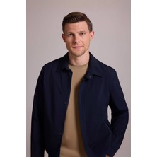 Ysf Erkek Lacivert Regular Fit Gömlek Yaka Yazlık Mont