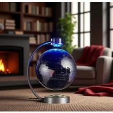 KuzeyTacı Manyetik Levitasyonlu Dünya Küresi – LED Işıklı Havadaki Küre Lamba 2 Renk Seçeneği Vip Dekoratif