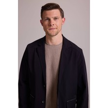 Ysf Erkek Siyah Regular Fit Yazlık Ceket Mont