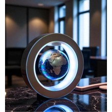 KuzeyTacı LED Işıklı Levitasyon Dünya Küresi – Manyetik Havada Duran Model Vip