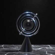 Orrery Black – Gezegen Halkalı Modern Dekor Objesi Vip