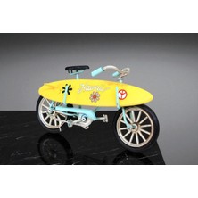 KuzeyTacı Dekoratif Metal Bisiklet Sörf Tahtalı Şık Görünüm Klasik Tasarım Vip