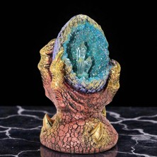 KuzeyTacı Polyester Dragon Penceli Kristal Figürü LED Şık Tasarım Lüks Görünüm Vip