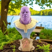 KuzeyTacı Thanos Büst Marvel Figür Ev Ofis Dekorasyon Vip
