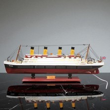 KuzeyTacı Ahşap Titanik Gemisi Ledli Lüks Görünüm Özel Tasarım Göz Alıcı Dekoratif Vip