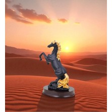 Polyester Şahlanmış At Figürü 2 Renk Seçeneği Dekoratif Şık Görünüm Vip