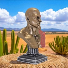 KuzeyTacı Kratos 1 Büst God Of War Figür Ev Ofis Dekorasyon Vip Şık