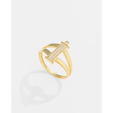 14 Ayar Altın Kişiye Özel Harfli Yüzük