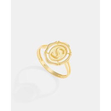 14 Ayar Altın Harfli Yüzük