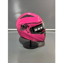 JK902Z Pembe Çene Açılır Motosiklet Kaskı