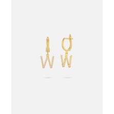 14 Ayar Altın Harfli Küpe