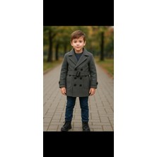 Erkek Çocuk Kaşe Kaban Kışlık Okul Kreş Ilkokul Anaokul