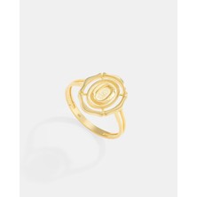 14 Ayar Altın Harfli Yüzük