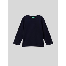 Gugo Kız Çocuk Lıfe Baskılı Bluz ED11865