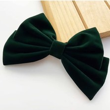 Şık Kadife Kurdele Saç Tokası