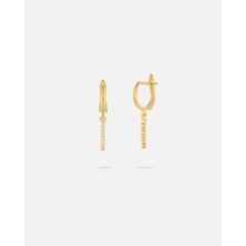 14 Ayar Altın Harfli Küpe