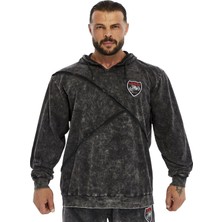 Oversize Eskitme Kapşonlu Sweatshirt Bgsm 4745