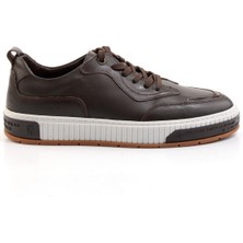 Kahve Hakiki Deri Erkek Casual Ayakkabı E01610202543