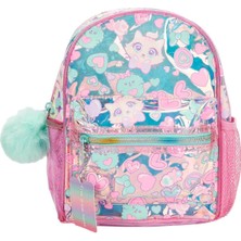 Kedi Desenli Pembe Anaokulu Çantası VST-CN0028