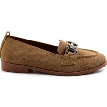Taba  Kadın Loafer Ayakkabı K01327022282