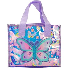 Dream Vest Kelebek Desenli Mor El Çantası VST-CN0138