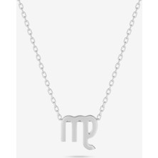 Gümüş Başak Burcu Kolyesi