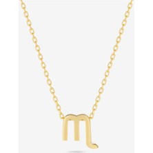 Gümüş Akrep Burcu Kolyesi