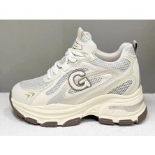 Guja 25Y323 Kadın Yüksek Gizli Dolgu Tabanlı Sneaker Spor Ayakkabı