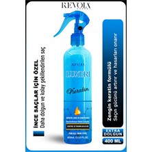 Ince Saçlar Için Keratin Fön Suyu Ekstra Dolgunluk Sağlayan Isı Koruma Durulanmayan Saç Bakım Spreyi