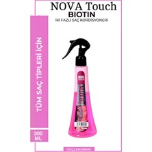 Nova Touch Biotin Içerikli Fön Suyu 300 ml Saç Spreyi