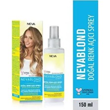 Nevablond Doğal Renk Açıcı Sprey 150 ml Vegan Özellikleriyle Saç Bakımında Etkili