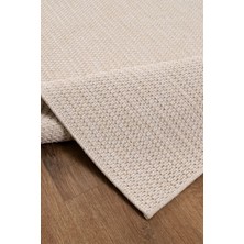 Colore Home Kaymaz Taban Yıkanabilir Krem Jüt Halı Jüt Kilim Yıkanabilir Örme Krem Sisal Kilim