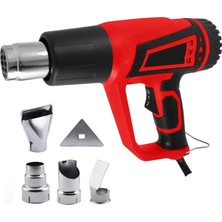 Sıcak Hava Tabancası 2 Kademeli 2000W Profesyonel Ayarlanabilir Isı Tabancası Dayanıklı Tasarım