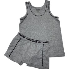 Katamino Erkek Çocuk Pamuklu Atlet Boxer Ikili Set