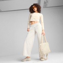 Puma Wardrobe Ess Low Rise Kadın Krem Eşofman Altı.87