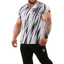 Erkek Pamuklu Atletik Fit Spor T-Shirt Bgsm 2911