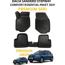 Dacia Sandero Stepway Comfort /essential Paket 2021 (Bardaksız) 3D Oto Paspas