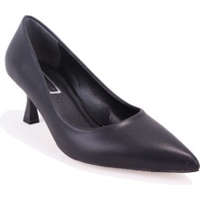 Dagoster DZA07-388499 Siyah Stiletto Topuklu Kadın Ayakkabı