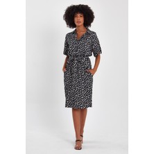 Alexandergardı Kuşaklı Gömlek Elbise (B23-009)