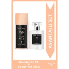 Aqua Di Polo 1987 Omodeo EDP Kadın Parfüm& Deodorant Seti | Çiçeksi | Su Yasemini, Vanilya, Amber, Sandal