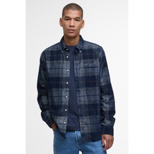 Barbour Blair Tailored Tartan Cord Gömlek TN42 Riverstone Tartan