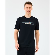 Skechers M Light Fabrict-Shirt Erkek Siyah Tshirt S2520114-3817