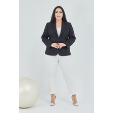 Fagi Atelier Kadın Büyük Beden Düğmeli Klasik  Ceket