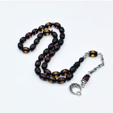 Sürmeli Fırınlı Sıkma Ateş Kehribar Tesbih