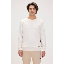 Marlow Beyaz Erkek Sweatshirt
