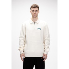 Diez Marshmallow Yarım Fermuarlı Erkek Sweatshirt