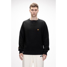 Diez Si̇yah Crewneck Erkek Sweatshirt
