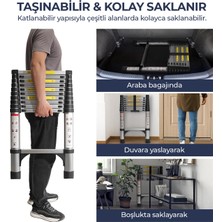 Paslanmaz Çelik Katlanır Merdiven 3.1 Metre