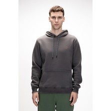 Sea Antrasit Kapüşonlu Erkek Sweatshirt